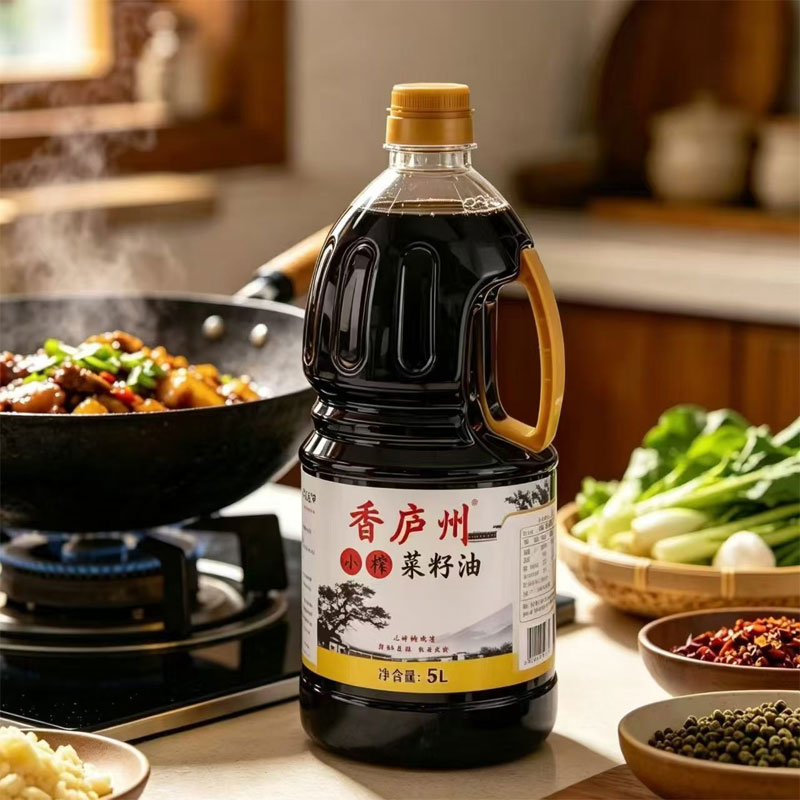 香庐州*小榨菜籽油（包装设计图）